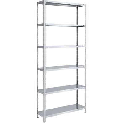 EUROKRAFTpro Stahlregal - Verstellbar, Galvanisiert, Grundmodell EUROKRAFTpro Stahlregal - Verstellbar, Galvanisiert, Grundmodell