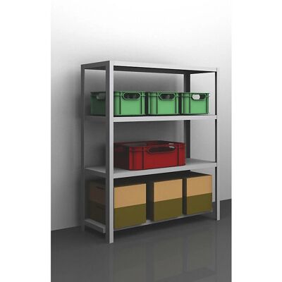 EUROKRAFTpro Stahlregal - Verstellbar, Zinkbeschichtet EUROKRAFTpro Stahlregal - Verstellbar, Zinkbeschichtet