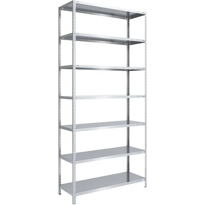 Eurokraft pro Estantería ligera galvanizada - Estantería básica Eurokraft pro Estantería ligera galvanizada - Estantería básica