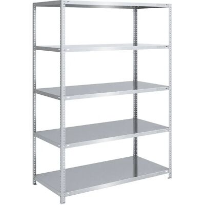 EUROKRAFTpro Stahlregal - Verstellbar, Verzinkt - 2000x1300x800mm EUROKRAFTpro Stahlregal - Verstellbar, Verzinkt - 2000x1300x800mm