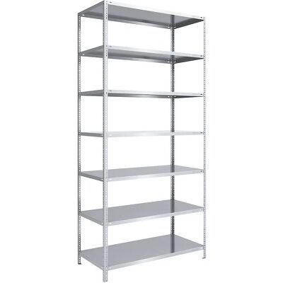 Estantería de Acero EUROKRAFTpro - Ajustable, Zincada, Almacenamiento Industrial Estantería de Acero EUROKRAFTpro - Ajustable, Zincada, Almacenamiento Industrial