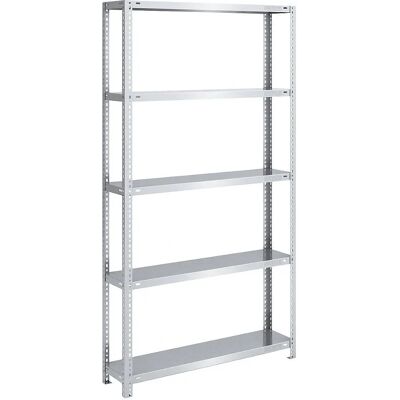 Estantería resistente galvanizada Eurokraftpro - Estantería básica Estantería resistente galvanizada Eurokraftpro - Estantería básica