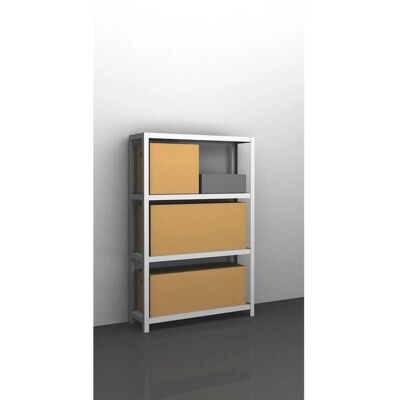 EUROKRAFTpro Schwerlastregal - Stahl, 1500mm, 1000x300mm EUROKRAFTpro Schwerlastregal - Stahl, 1500mm, 1000x300mm