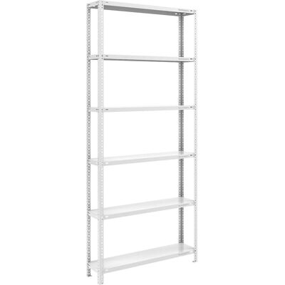 Estantería de Acero Pesada Eurokraft - 2500mm - Básico, Gris Claro RAL 7035 Estantería de Acero Pesada Eurokraft - 2500mm - Básico, Gris Claro RAL 7035