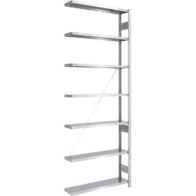 EUROKRAFTpro Regalsystem - 3000mm - Verzinkt - Erweiterbar EUROKRAFTpro Regalsystem - 3000mm - Verzinkt - Erweiterbar