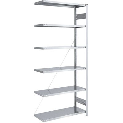 EUROKRAFTpro Verzinkte Lagerregale - 2500mm - Erweiterbar EUROKRAFTpro Verzinkte Lagerregale - 2500mm - Erweiterbar