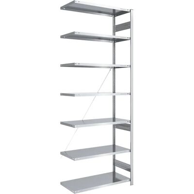 EUROKRAFTpro Regalsystem - 3000 mm, Verzinkt, Erweiterbar EUROKRAFTpro Regalsystem - 3000 mm, Verzinkt, Erweiterbar