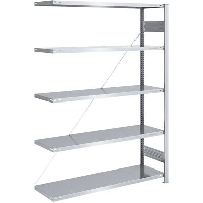 Estantería Zincada EUROKRAFTpro - Resistente, 2000mm, 1300x500mm Estantería Zincada EUROKRAFTpro - Resistente, 2000mm, 1300x500mm