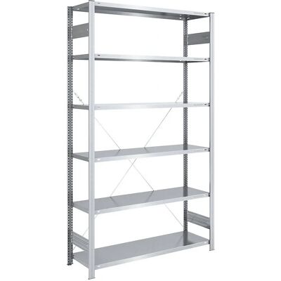 Estantería Eurokraft Pro Grande - Zincada - 2500mm Altura Estantería Eurokraft Pro Grande - Zincada - 2500mm Altura