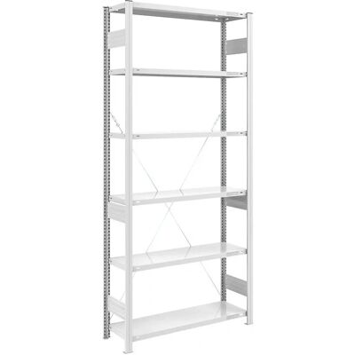 Eurokraft pro Schwerlast-Stahlregal - 2500mm H, 1000x400mm Eurokraft pro Schwerlast-Stahlregal - 2500mm H, 1000x400mm
