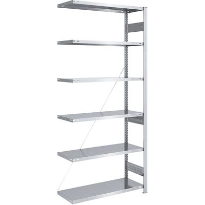 Estantería industrial galvanizada - 2500mm, 1000x500mm Estantería industrial galvanizada - 2500mm, 1000x500mm
