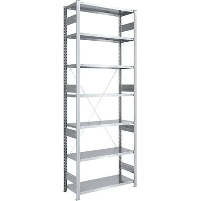 Estantería ensamblable para cargas pesadas - Galvanizada - 3000mm - Básica - 1000x500mm Estantería ensamblable para cargas pesadas - Galvanizada - 3000mm - Básica - 1000x500mm