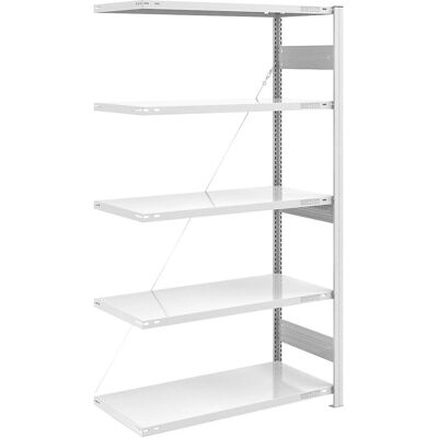 Eurokraft pro Estantería Pesada - 2000mm, Gris, Expandible Eurokraft pro Estantería Pesada - 2000mm, Gris, Expandible