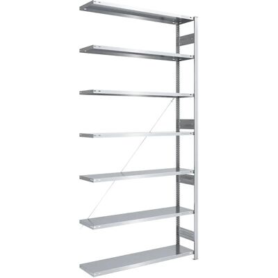 Eurokraft Pro Schwerlastregal - Stahl, Verstellbar, Zink - 3000mm Hoch Eurokraft Pro Schwerlastregal - Stahl, Verstellbar, Zink - 3000mm Hoch