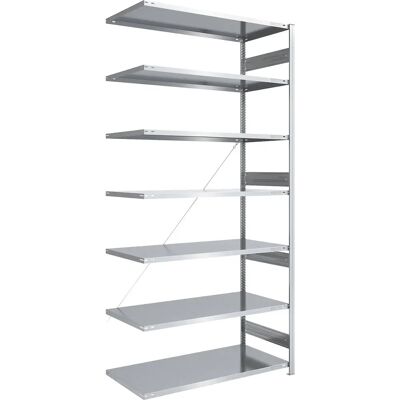 Estantería galvanizada para cargas pesadas - Estantería de ampliación Estantería galvanizada para cargas pesadas - Estantería de ampliación