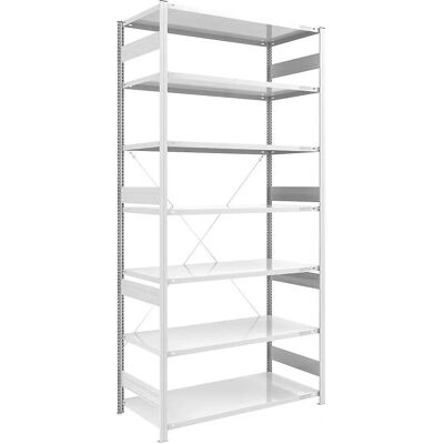 Scaffale Eurokraft Pro per carichi pesanti - 3000 mm, 1300 x 800 mm - RAL 7035 Scaffale Eurokraft Pro per carichi pesanti - 3000 mm, 1300 x 800 mm - RAL 7035