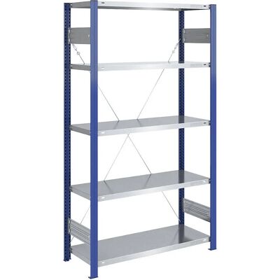 Estantería Eurokraft pro Zincada Azul 2000x1000mm - Estantería de almacén Estantería Eurokraft pro Zincada Azul 2000x1000mm - Estantería de almacén