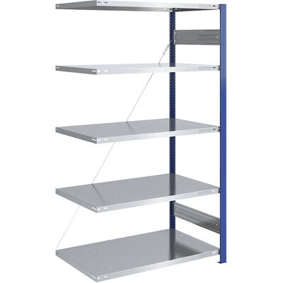 Estantería Eurokraft Pro - Ajustable, Acero Galvanizado, 2000x1000mm Estantería Eurokraft Pro - Ajustable, Acero Galvanizado, 2000x1000mm