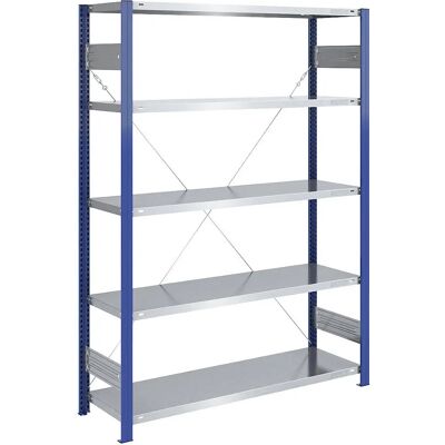 Scaffale magazzino Eurokraft pro - Base, Blu, 2000x1300mm Scaffale magazzino Eurokraft pro - Base, Blu, 2000x1300mm