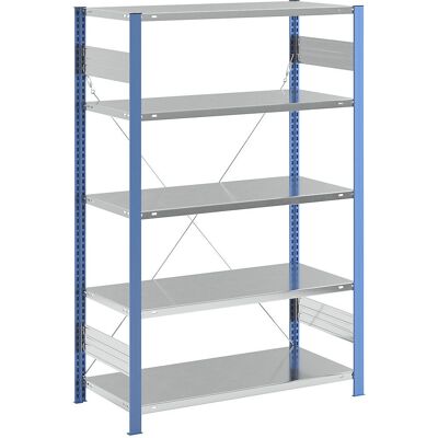 Eurokraft Pro Estantería Azul para Almacén - Estantería básica Eurokraft Pro Estantería Azul para Almacén - Estantería básica