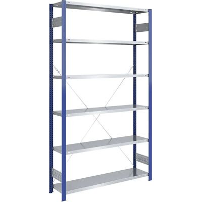 Estantería Eurokraft Pro Azul para Almacén - Estantería de Almacén Estantería Eurokraft Pro Azul para Almacén - Estantería de Almacén