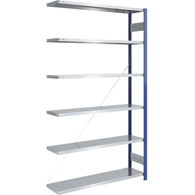 Estantería ajustable Eurokraft Pro - Azul Zincada Acero Estantería ajustable Eurokraft Pro - Azul Zincada Acero