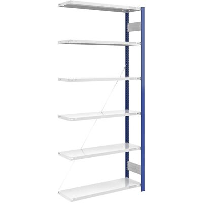 Scaffale Eurokraft - Grigio chiaro, Blu Genziana - Modulari Scaffale Eurokraft - Grigio chiaro, Blu Genziana - Modulari