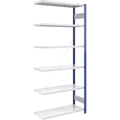 Scaffali regolabili Eurokraft - Grigio chiaro, Blu - Sistema di scaffalature Scaffali regolabili Eurokraft - Grigio chiaro, Blu - Sistema di scaffalature