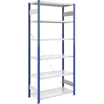 Scaffale Eurokraft pro - Blu e Grigio chiaro - 2500x1000mm Scaffale Eurokraft pro - Blu e Grigio chiaro - 2500x1000mm