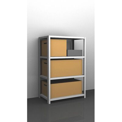 EUROKRAFTpro Schwerlast Stahlregal - 1500mm, 1000x600mm EUROKRAFTpro Schwerlast Stahlregal - 1500mm, 1000x600mm