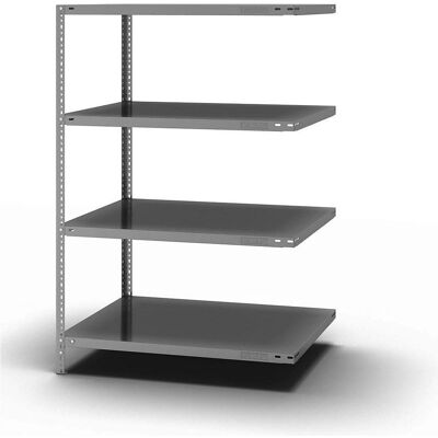 EUROKRAFTpro Verzinktes Regal - Leicht, 1500mm Höhe EUROKRAFTpro Verzinktes Regal - Leicht, 1500mm Höhe
