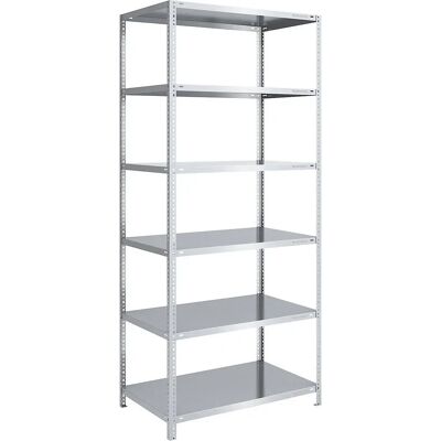 EUROKRAFTpro Stahlregal - Verstellbar, Verzinkt EUROKRAFTpro Stahlregal - Verstellbar, Verzinkt
