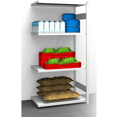 Estantería higiénica modular Eurokraft pro - 2000 mm, 4 baldas Estantería higiénica modular Eurokraft pro - 2000 mm, 4 baldas