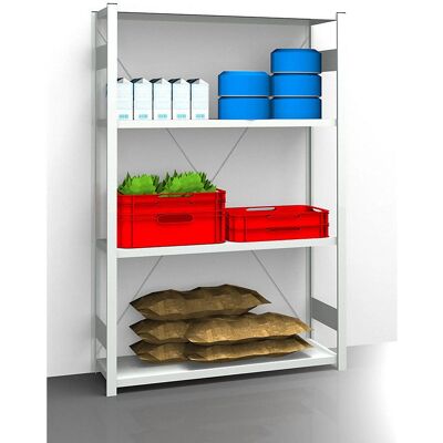 EUROKRAFTpro Hygienische modulare Regale - 2000mm, 4 Ablagen, 1275x485mm EUROKRAFTpro Hygienische modulare Regale - 2000mm, 4 Ablagen, 1275x485mm