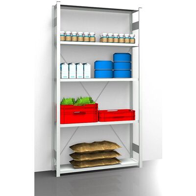 EUROKRAFTpro Hygienischer Modulregal - Grundversion, 2350mm, 5 Böden EUROKRAFTpro Hygienischer Modulregal - Grundversion, 2350mm, 5 Böden
