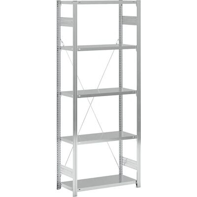 Estante in metallo EUROKRAFTpro - Regolabile, Zincata, Base Estante in metallo EUROKRAFTpro - Regolabile, Zincata, Base