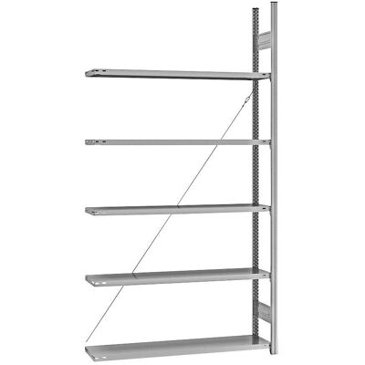EUROKRAFTpro Zinkregal - Einständig, verstellbar, galvanisiert EUROKRAFTpro Zinkregal - Einständig, verstellbar, galvanisiert