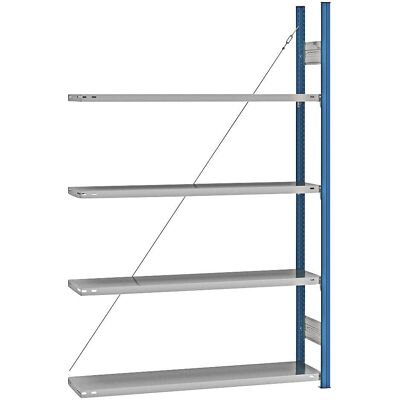 EUROKRAFTpro Blau Galvanisierte Regale - Lagerregal EUROKRAFTpro Blau Galvanisierte Regale - Lagerregal
