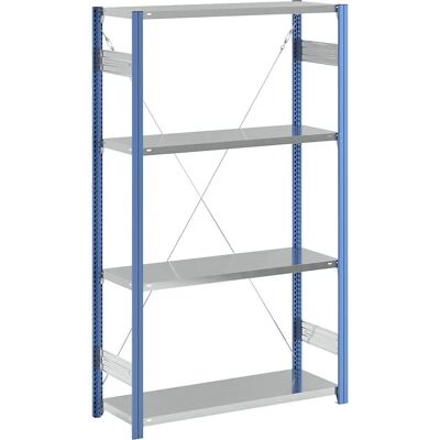 Scaffale in Acciaio EUROKRAFTpro - Regolabile, Zincato, 2000mm di altezza Scaffale in Acciaio EUROKRAFTpro - Regolabile, Zincato, 2000mm di altezza