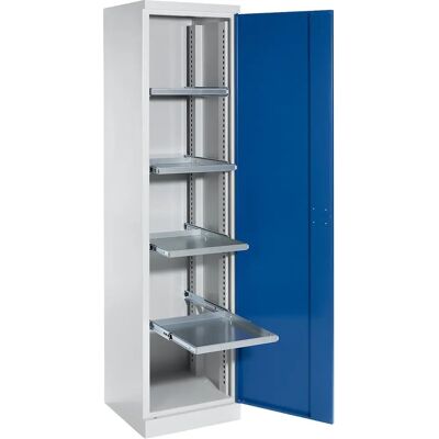 Armario de Material Eurokraft Pro Azul Genciana - 1950x500mm Armario de Material Eurokraft Pro Azul Genciana - 1950x500mm