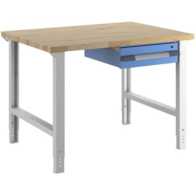 Eurokraft Pro Serie 7000 - Banco da lavoro - Azzurro chiaro RAL 5012 Eurokraft Pro Serie 7000 - Banco da lavoro - Azzurro chiaro RAL 5012