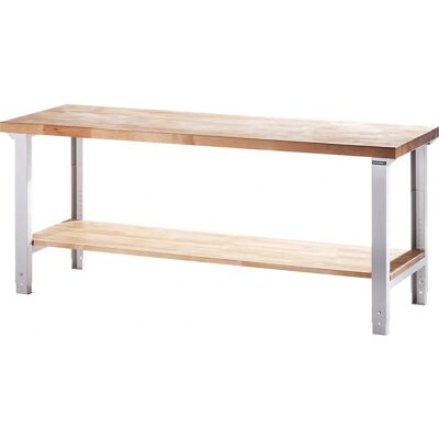 Eurokraft Pro Serie 7000 - Banco de trabajo - Gris claro RAL 7035 Eurokraft Pro Serie 7000 - Banco de trabajo - Gris claro RAL 7035