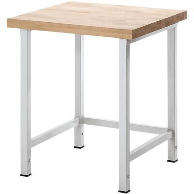 Eurokraft Höhenverstellbarer Arbeitstisch - 750mm Breite, Hellgraues Gestell Eurokraft Höhenverstellbarer Arbeitstisch - 750mm Breite, Hellgraues Gestell