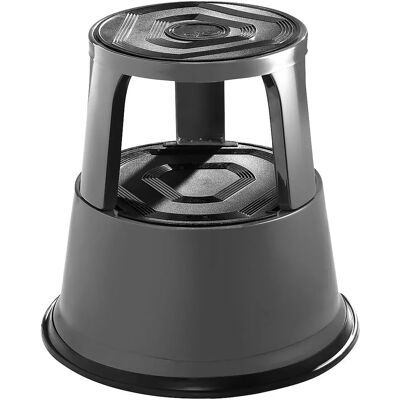 Eurokraft Pro Stahlhocker - 150kg, 420mm, Schwarz Eurokraft Pro Stahlhocker - 150kg, 420mm, Schwarz