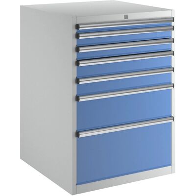 Armadio con Cassetti EUROKRAFTpro - Resistente, 7 Cassetti, 100kg Armadio con Cassetti EUROKRAFTpro - Resistente, 7 Cassetti, 100kg