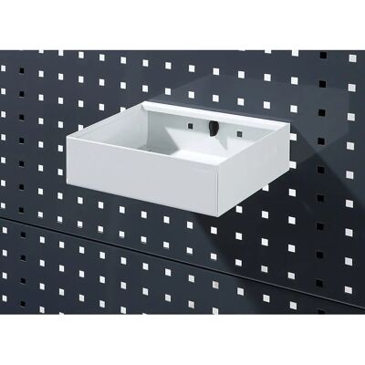 Eurokraft Pro Lagerbox - Stahlblech, Hellgrau, 225x175x65mm Eurokraft Pro Lagerbox - Stahlblech, Hellgrau, 225x175x65mm