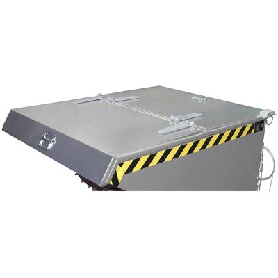 Tampa Eurokraft Pro - 1,2m³, Foldável, Zincado Tampa Eurokraft Pro - 1,2m³, Foldável, Zincado