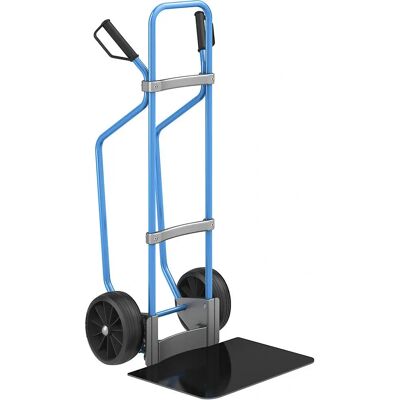 Eurokraft pro Blaue Sackkarre mit Gummireifen - Transportwagen Eurokraft pro Blaue Sackkarre mit Gummireifen - Transportwagen