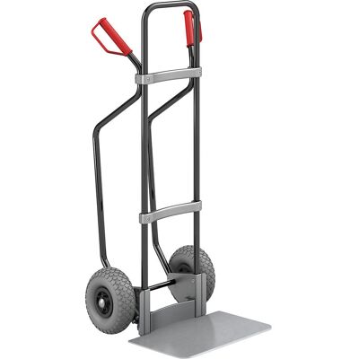 Eurokraft pro Handwagen - 450x350mm, galvanisiert, PU-Räder Eurokraft pro Handwagen - 450x350mm, galvanisiert, PU-Räder