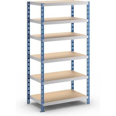 Eurokraft Basic Scaffale Universale - Ripiani in Acciaio Regolabili Eurokraft Basic Scaffale Universale - Ripiani in Acciaio Regolabili